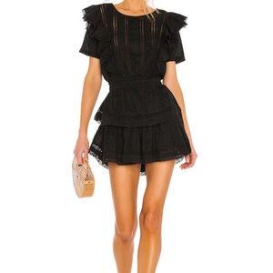 Love Shack Fancy Natasha Heritage Mini Dress